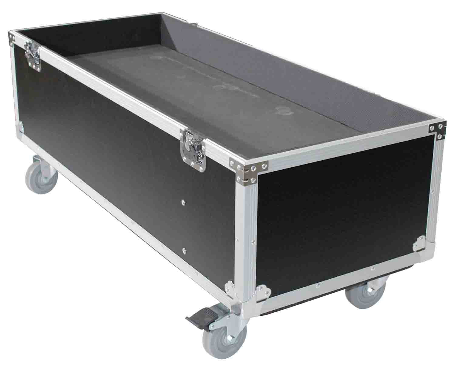 ProX X-EV-EVOLVE50X2W Flight Case for 2 EV Evolve 50 Compact Array Systems with Wheels ATA Style - Hollywood DJ
