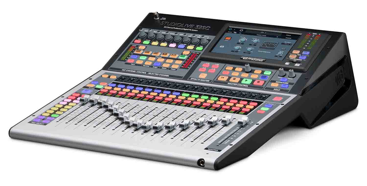 PreSonus STUDIOLIVE 32SC, 32-channel Digital Mixer and USB Audio Interface - Hollywood DJ