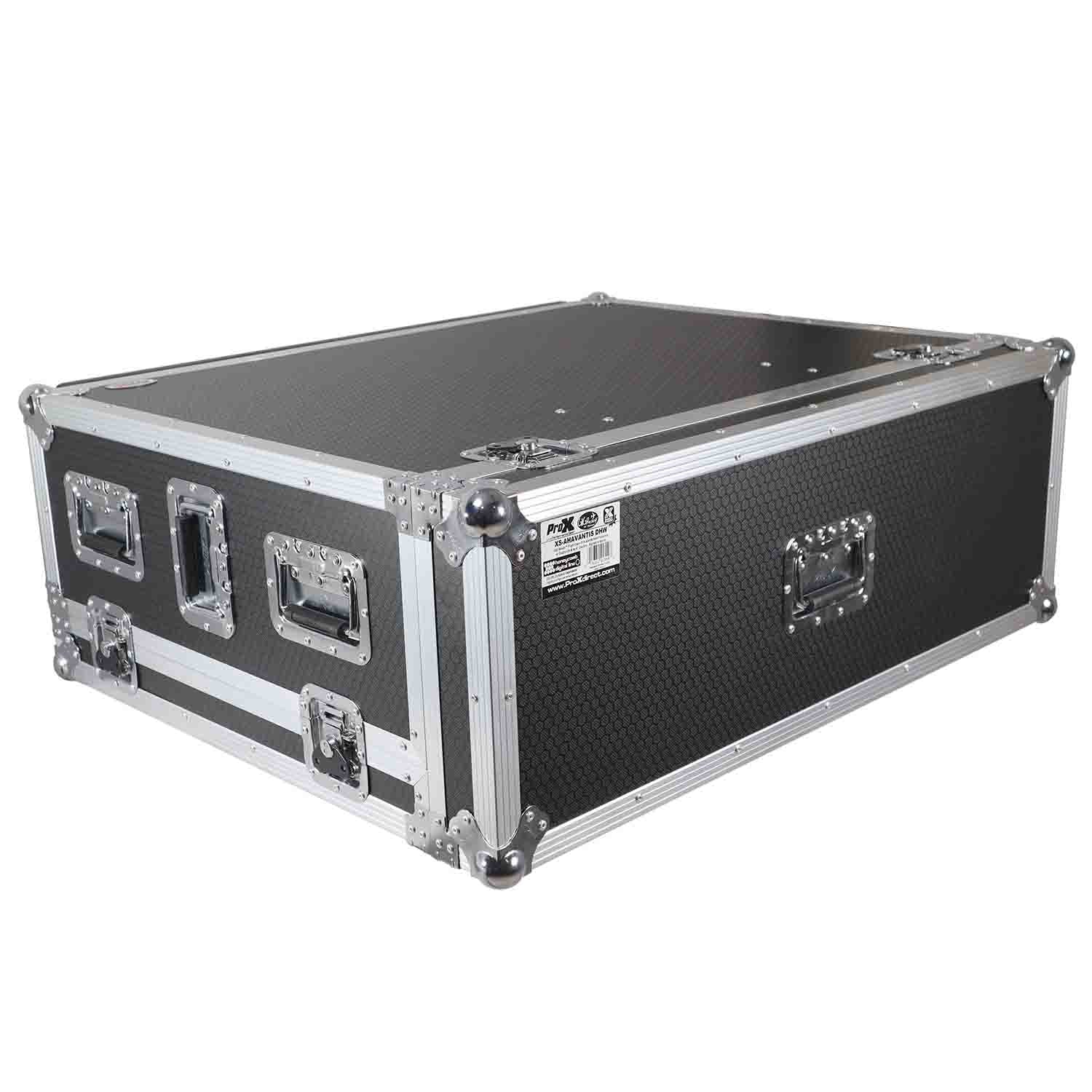 ProX XS-AHAVANTIS DHW DJ Flight Road Case For Allen and Heath Avantis Console with Doghouse and Wheels - Hollywood DJ