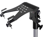 ProX X-LTF01BK Laptop Shelf Fits on Speaker Stand & Monitor VESA Arm Mount - Black - Hollywood DJ