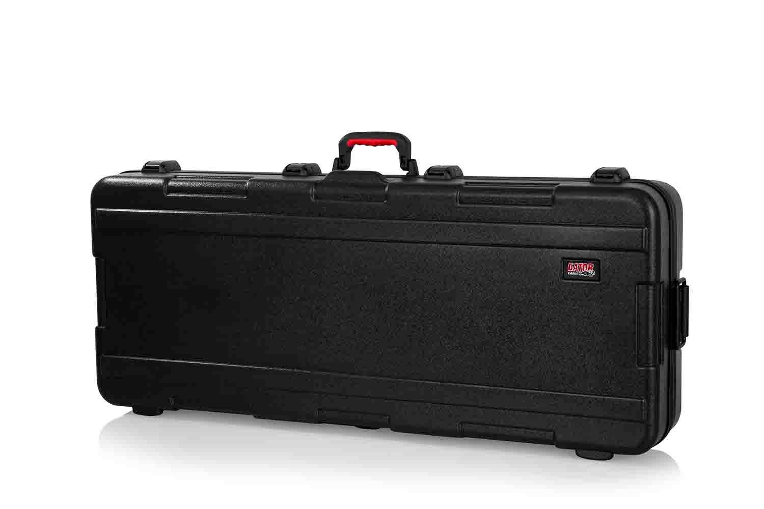 Gator Cases GTSA-KEY61 Keyboard Case for 61-note Keyboards with Wheels - Hollywood DJ