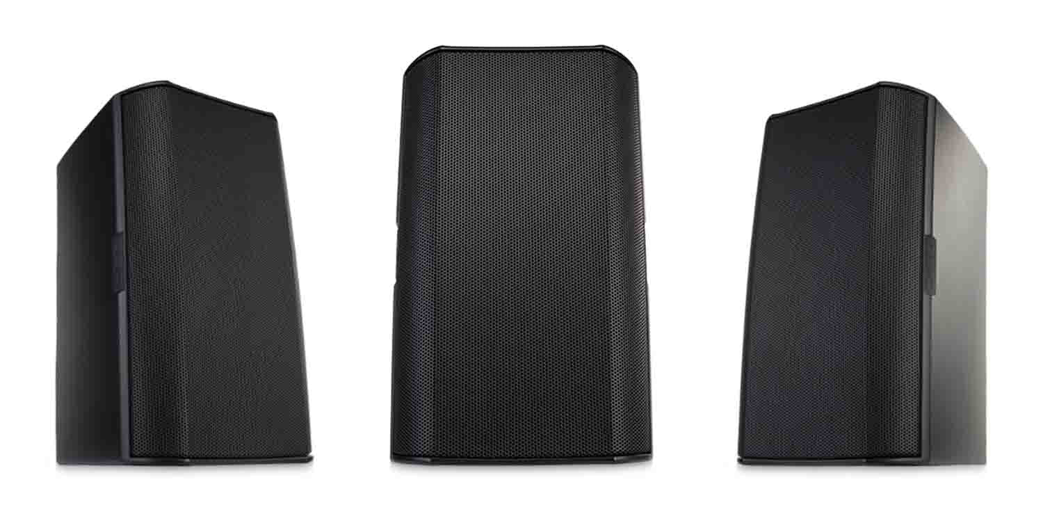 QSC AD-S8T-BK Acoustic Design Series 8-Inch 2-Way 200W Surface-Mount Loudspeaker - Black - Hollywood DJ