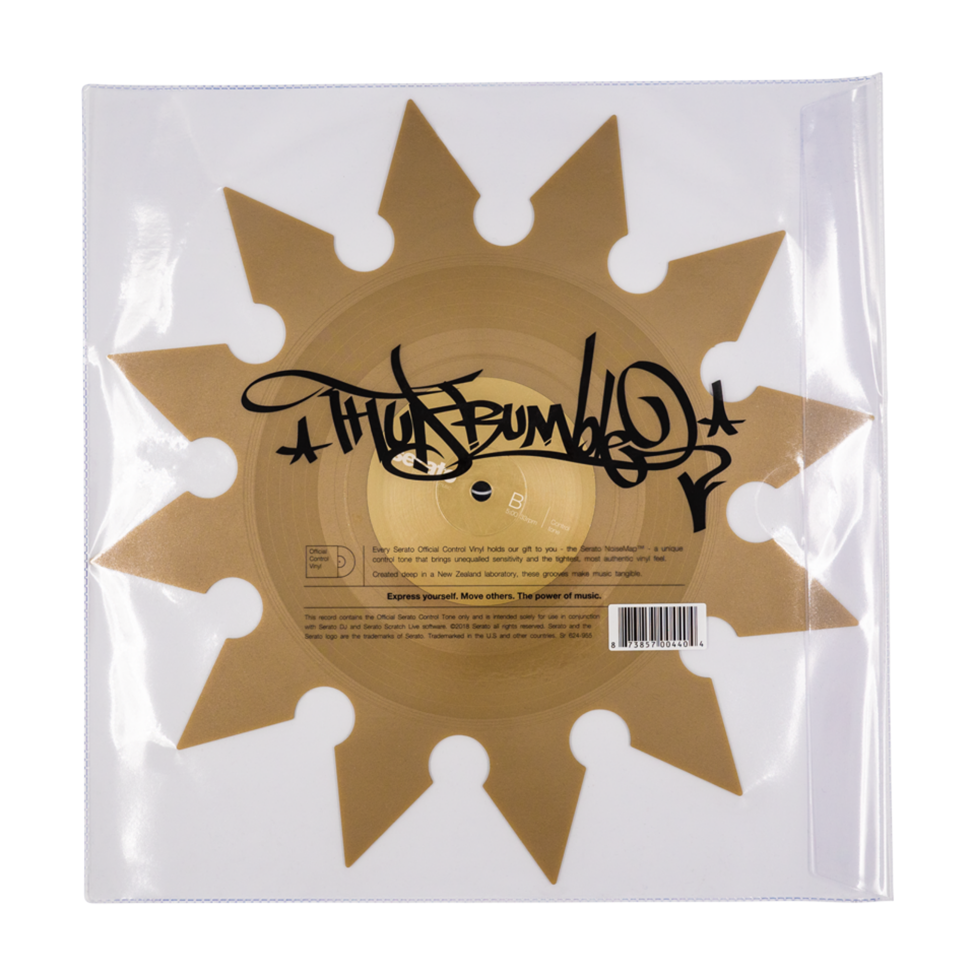 Thud Rumble Weapons of Wax 2 Ninja Control Vinyl, SCV-SP-063-W1 