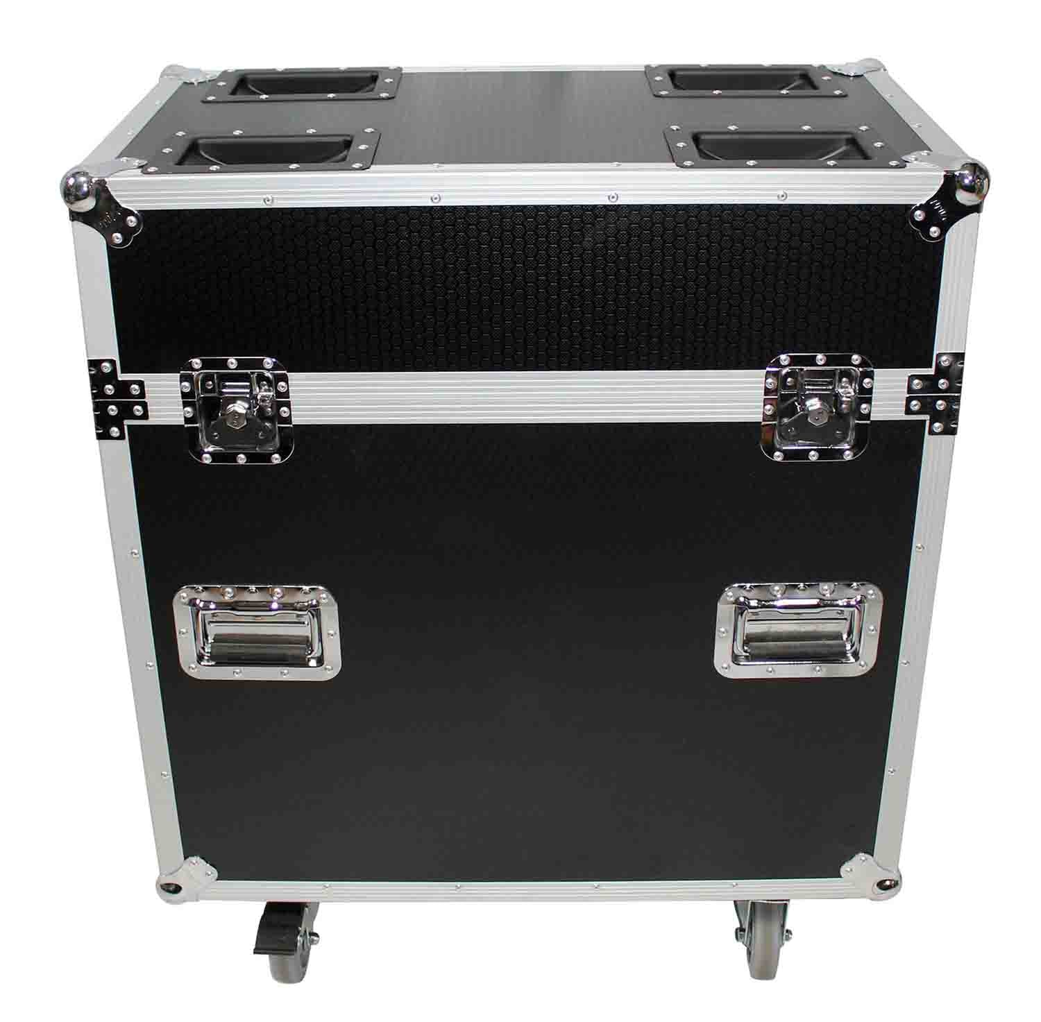 ProX XS-6XBP3030 Flight Road Case Holds 6 Pieces 30" x 30" Aluminum Base Plate - Hollywood DJ