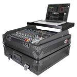 ProX XS-19MIXLTBL DJ Mixer Case, 10U Top Mount 19 Inch Slanted - Black on Black - Hollywood DJ