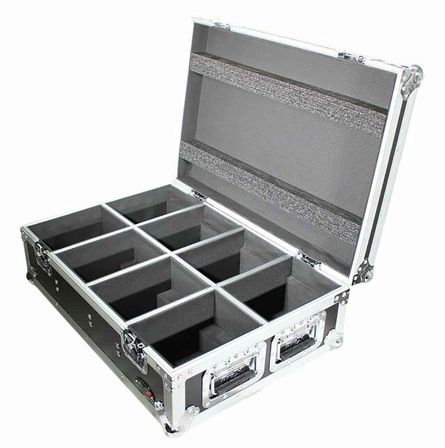 ProX XS-CHFCYCX8 Road Case for 8 Chauvet Freedom Cyc Wireless Lights - Hollywood DJ