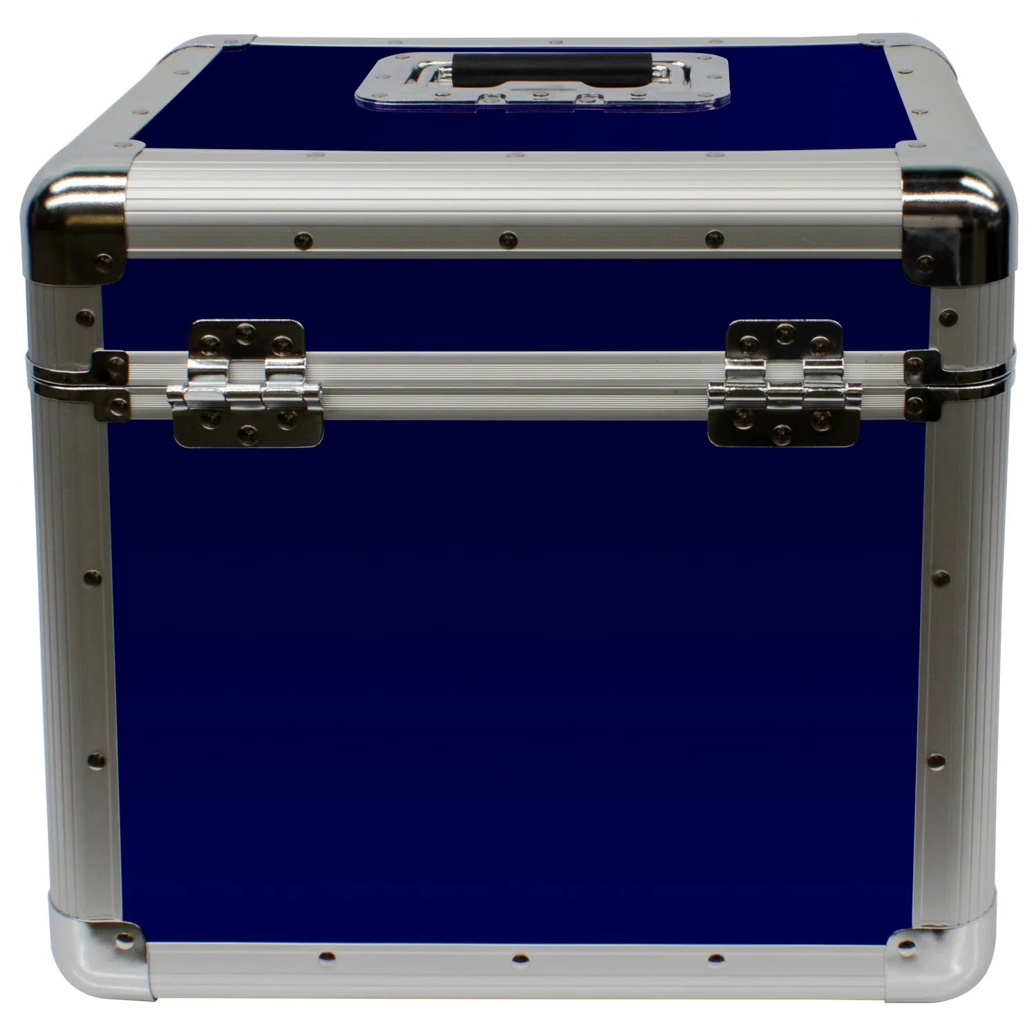 B-Stock Scratch & Dent: Odyssey KLP2BLU, KROM Series Blue Stackable Record / Utility Case for 70 12in Vinyl Records And LPs - Hollywood DJ
