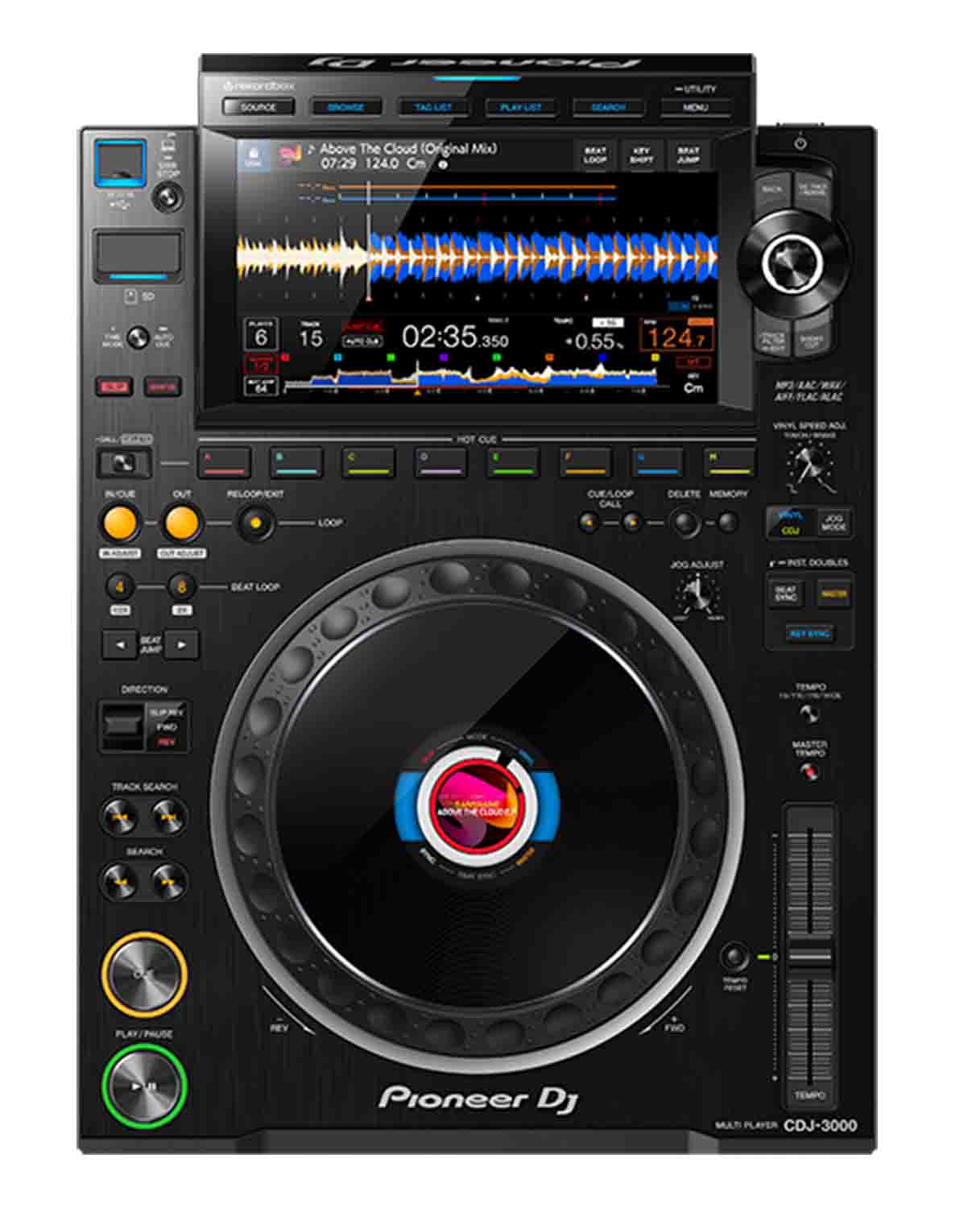 Pioneer DJ Kit of 2 CDJ3000 Professional DJ Multi Player and DJM900NXS2 Digital Pro-DJ Mixer - Black - Hollywood DJ