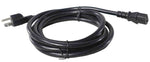 ProX XC-IEC14-10 Power Cord NEMA 5-15P to NEMA 5-15R 14AWG 3 Prong Black - 10 Feet by ProX Cases