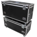 ProX XS-UTL246030W Heavy-Duty Truck Pack Utility Flight Case W-Divider and Tray Kit - 24"X60"X30" by ProX Cases