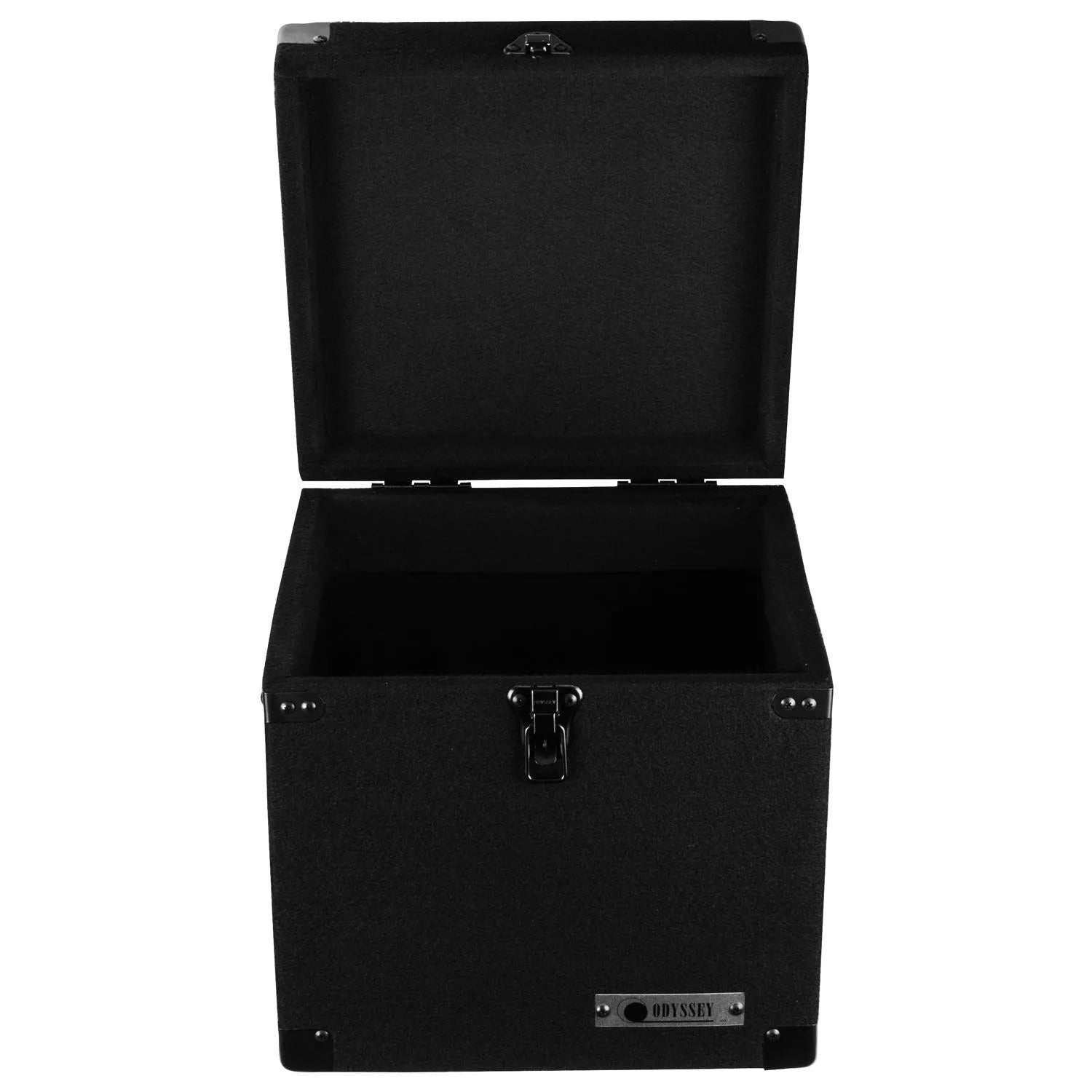 Odyssey CLP090E, Pack of 2 Carpeted DJ Cases with Detachable Lid for 90 LP Vinyl Records - Hollywood DJ