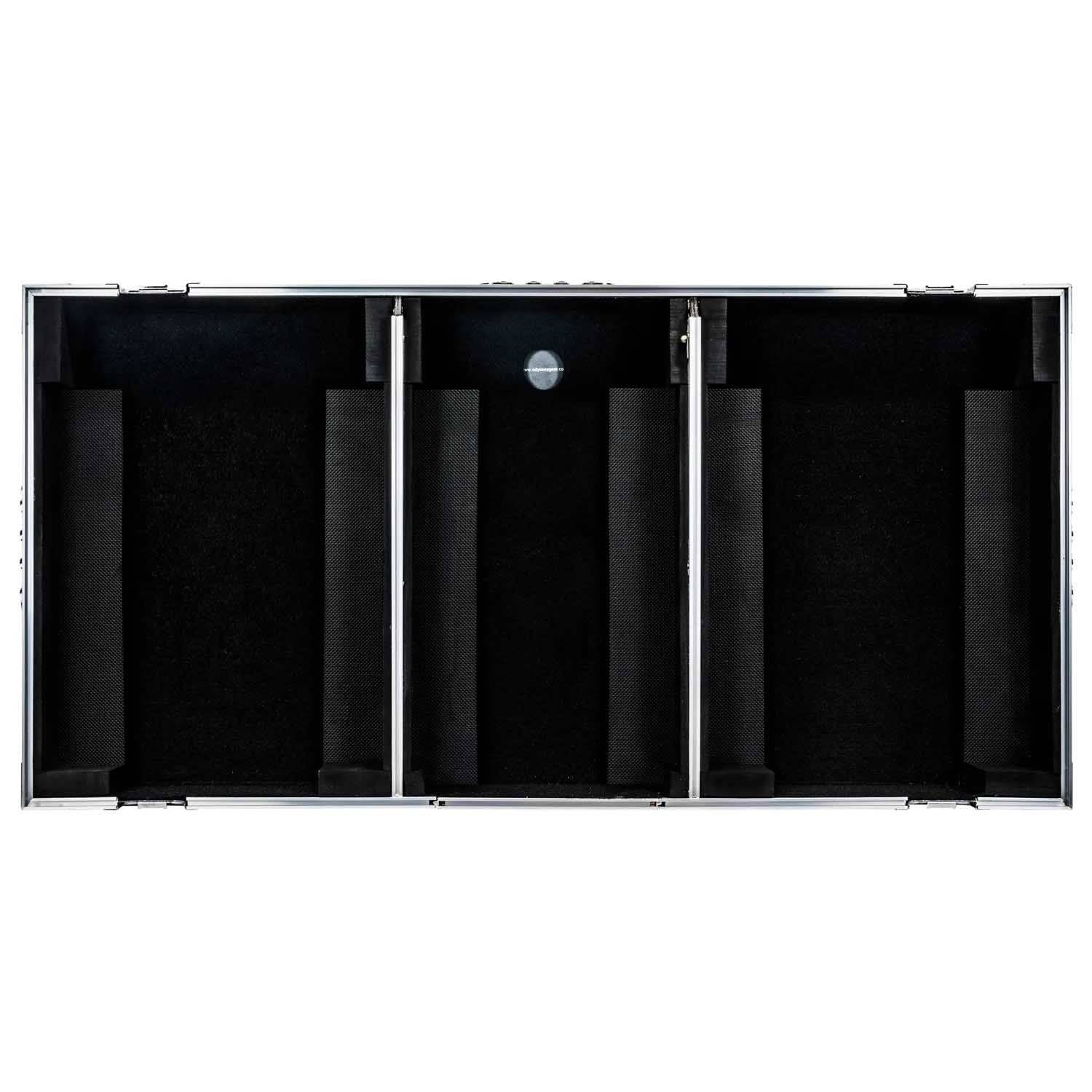 Odyssey FZGSRANE1272W Low Profile Rane Twelve and Rane Seventy-Two Coffin Flight Case With Glide Platform - Hollywood DJ