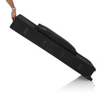 Gator Cases GK-88 SLIM Rigid EPS Foam Lightweight Case for 88 Note Keyboards with Wheels - Hollywood DJ