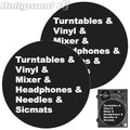 Sicmats DJ Turntable Slipmats 'ESSENTIALS' Slip Mat Set Sic Mats - Pair - Hollywood DJ