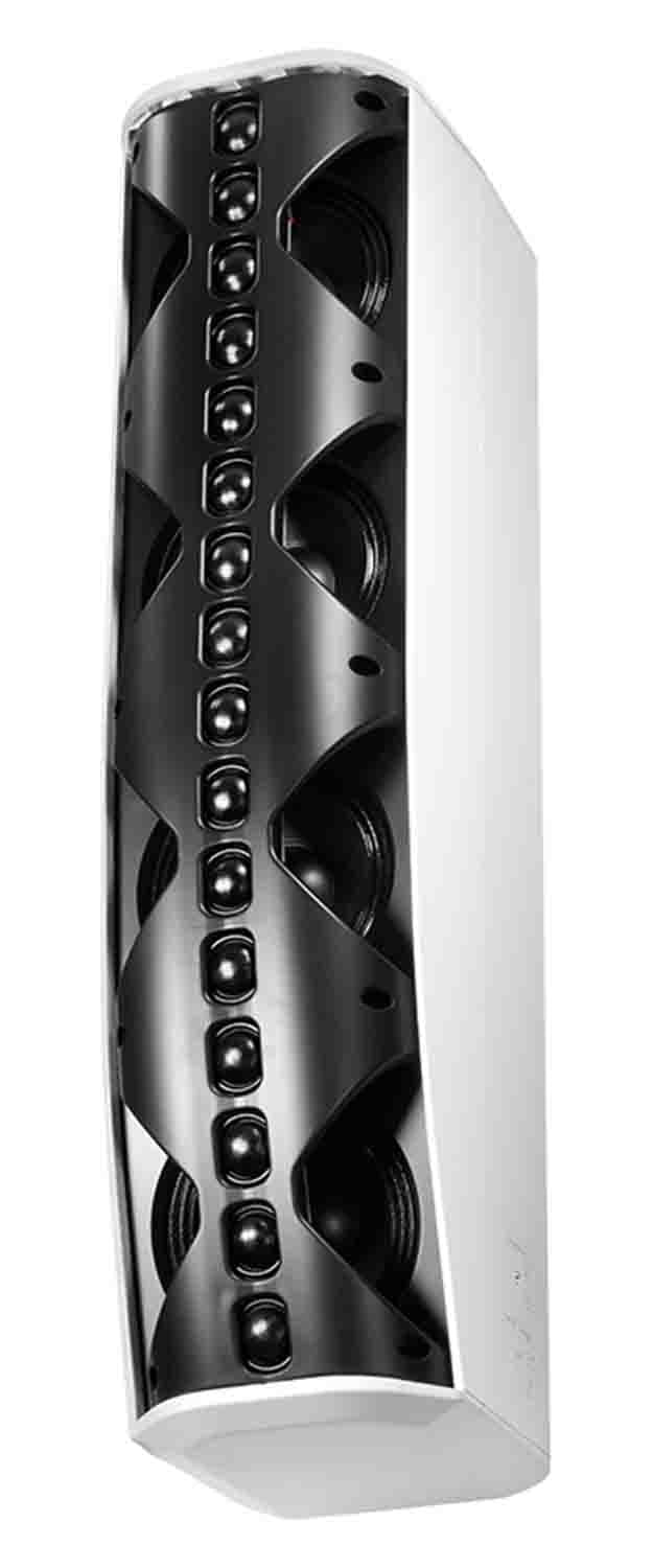 JBL CBT 70J-1-WH Two-Way Line Array Column Loudspeaker with Asymmetrical Vertical Cove - White - Hollywood DJ