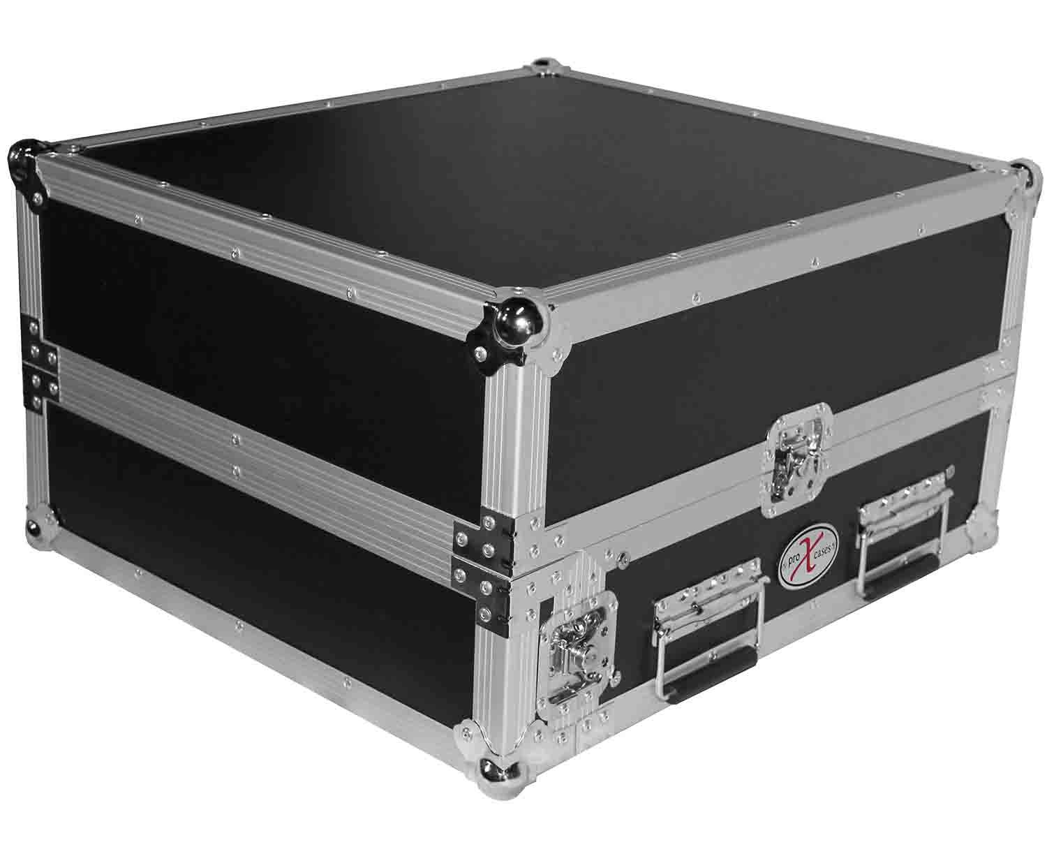 ProX T-2MRSS, 2U Rack x 10U Top Mixer DJ Combo Rack Flight Case - Hollywood DJ