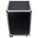 Odyssey FZWB4WDLX DJ Flight Case for Deluxe Four Drawer Workbox Tour with Casters And Side Table Odyssey