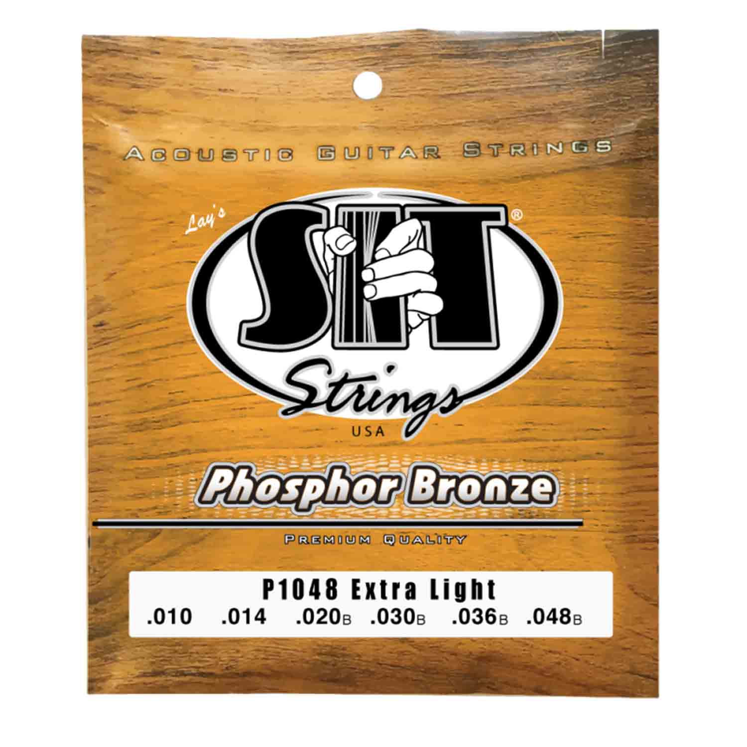 SIT Strings P1048 Extra Light Phosphor Bronze Acoustic Guitar Strings - Hollywood DJ