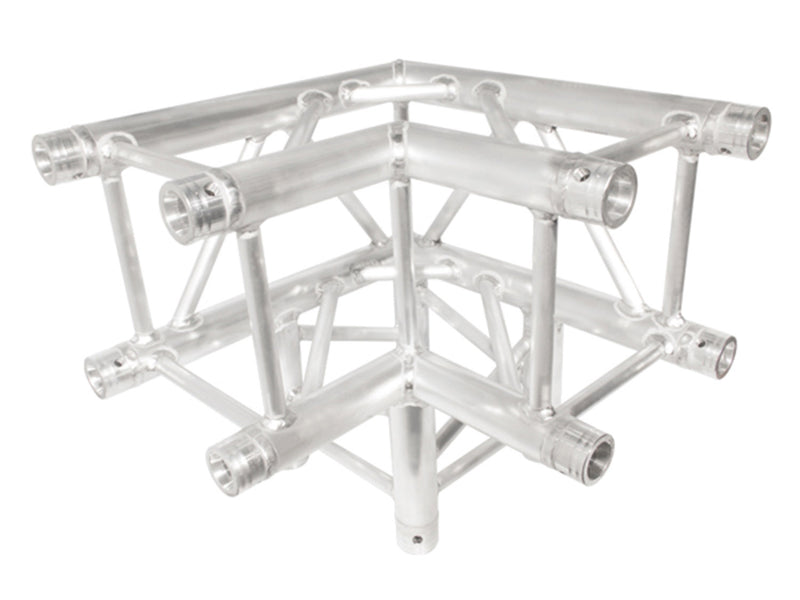 Chauvet Trusst CT290-4390C High Grade, 12-Inches Truss, 3-Way, 90° Corner - Hollywood DJ