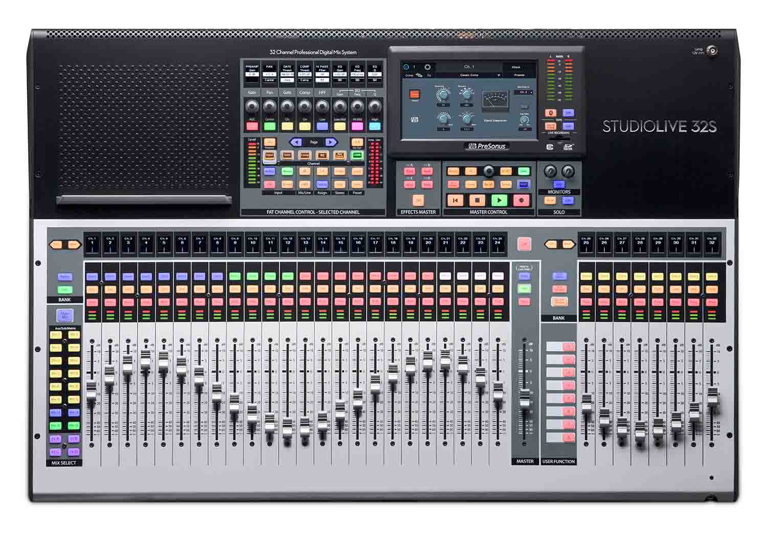 PreSonus STUDIOLIVE 32S, 32-channel Digital Mixer and USB Audio Interface - Hollywood DJ