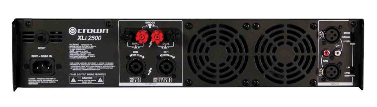 Crown XLI2500, 2-channel Power Amplifier - 750W - Hollywood DJ