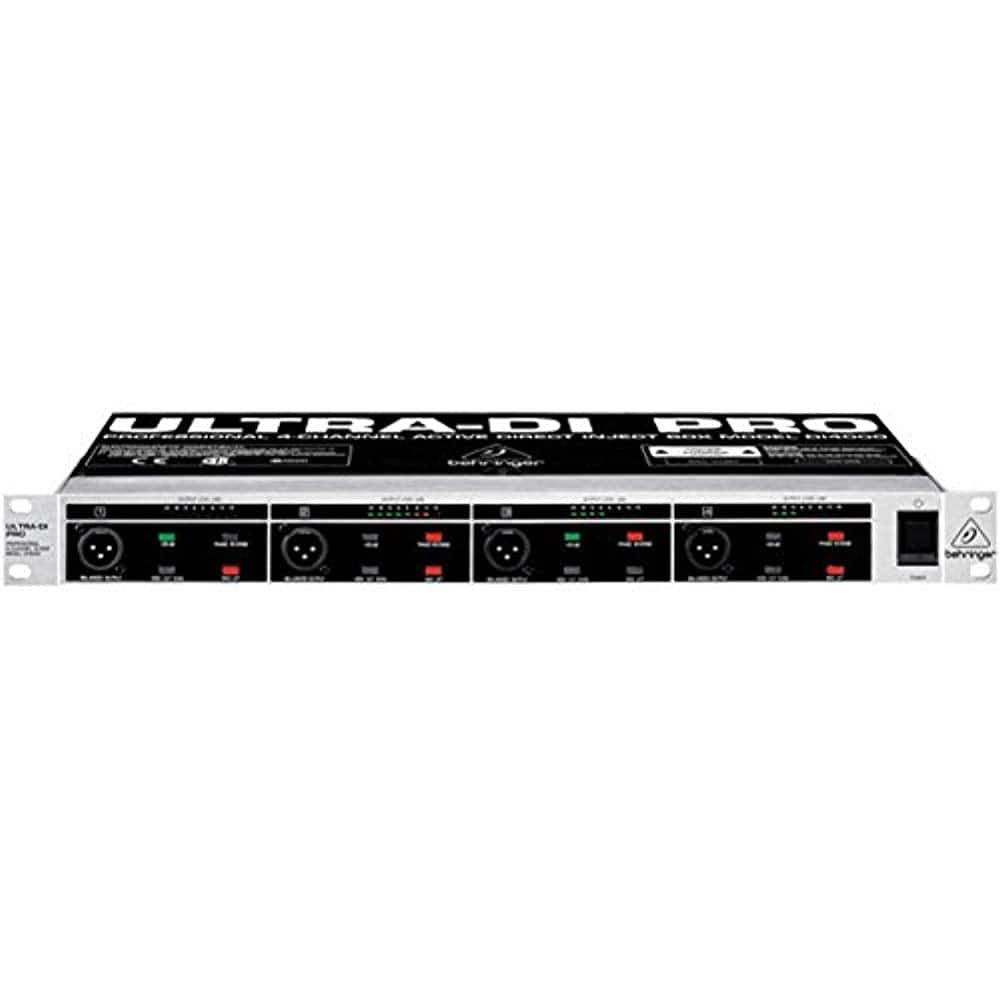 Behringer DI4000 Professional 4-Channel Active DI-Box - Hollywood DJ
