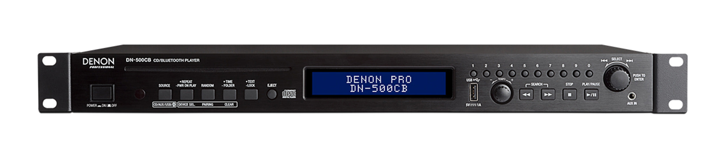 Denon DN-500CB, CD, USB and Bluetooth Player with Remote Denon DJ