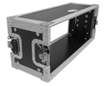 ProX X-4U7D 4U Deluxe Effects Rack 7" Deep Rail to Rail with Handle - Hollywood DJ