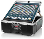 Gator Cases G-MIX-12 PU ATA Molded Pop-Up DJ Mixer Case with Wheels - Hollywood DJ