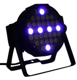 ProX X-PAR36RGBAUV-1W IRC, Fusion RGBA UV Par 36x 1W LED Slim Par fixture Black Housing - Hollywood DJ