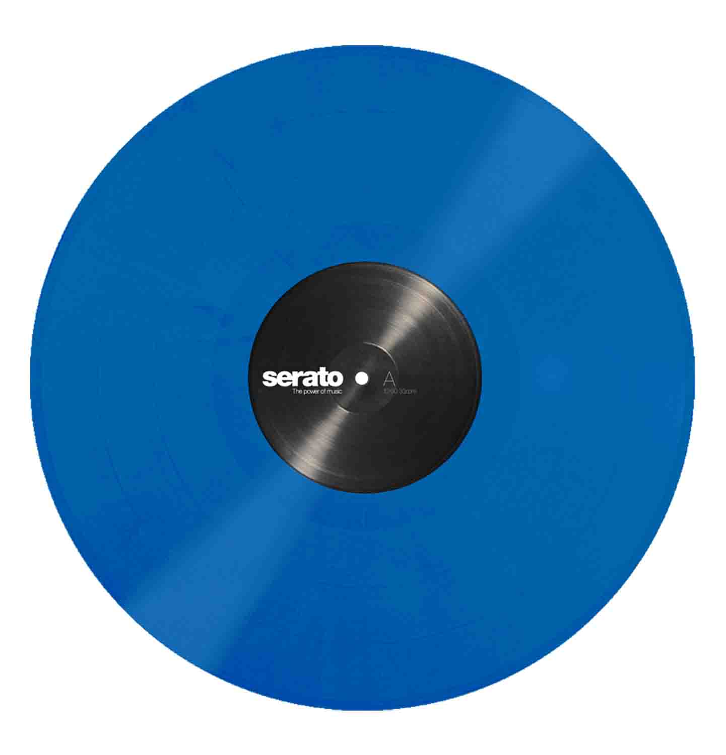 Serato SCV-PS-BLUE 12" Control Vinyl Pair - Blue - Hollywood DJ