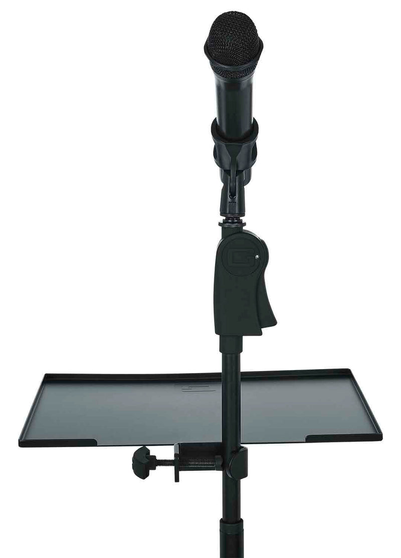 Gator GFW-SHELF1115 Microphone Stand with Accessory Shelf - Hollywood DJ
