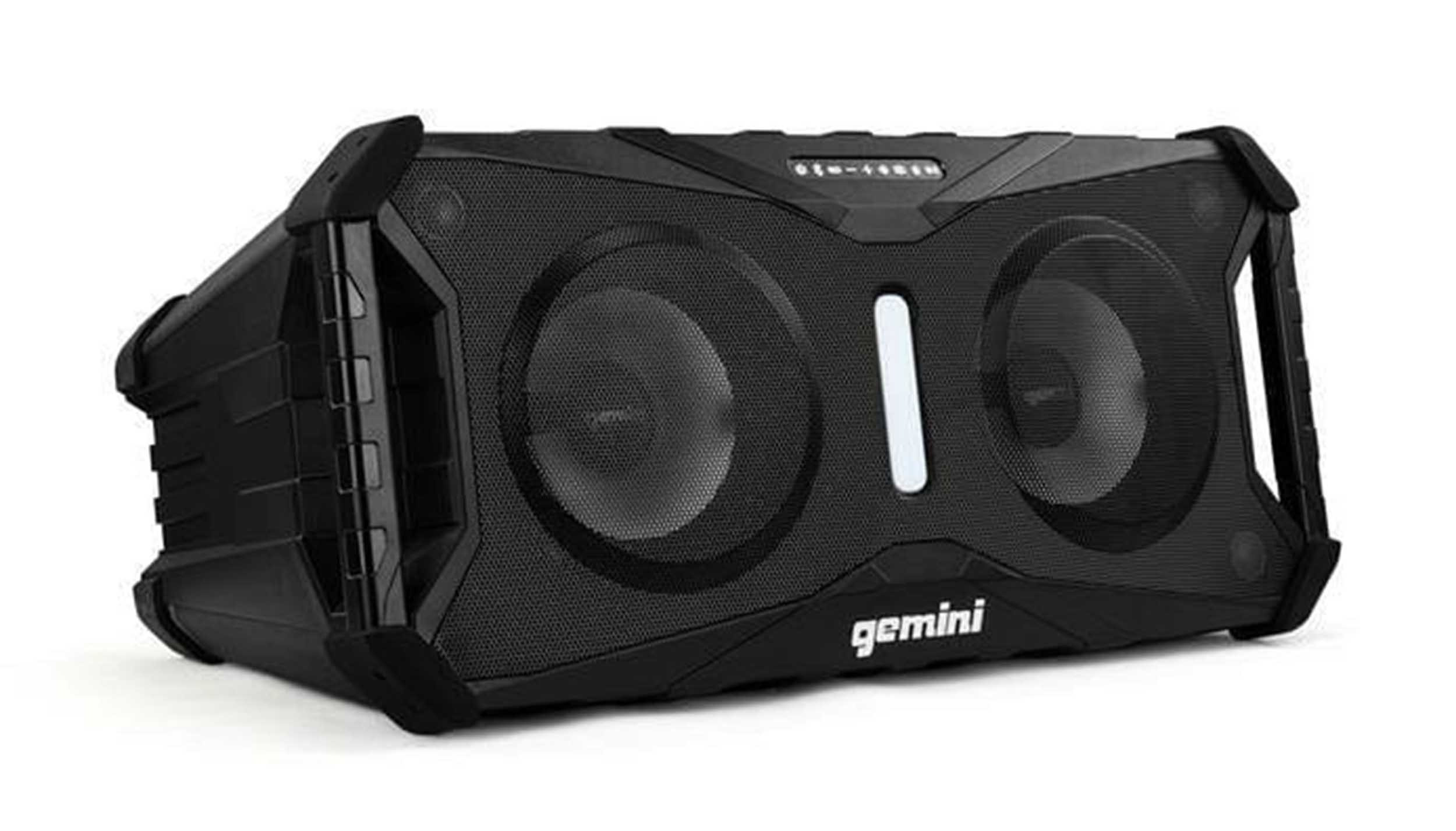 Gemini Sound SOSP-8BLK Sound Splash Rechargeable Waterproof Wireless 420-Watt Speaker - Hollywood DJ