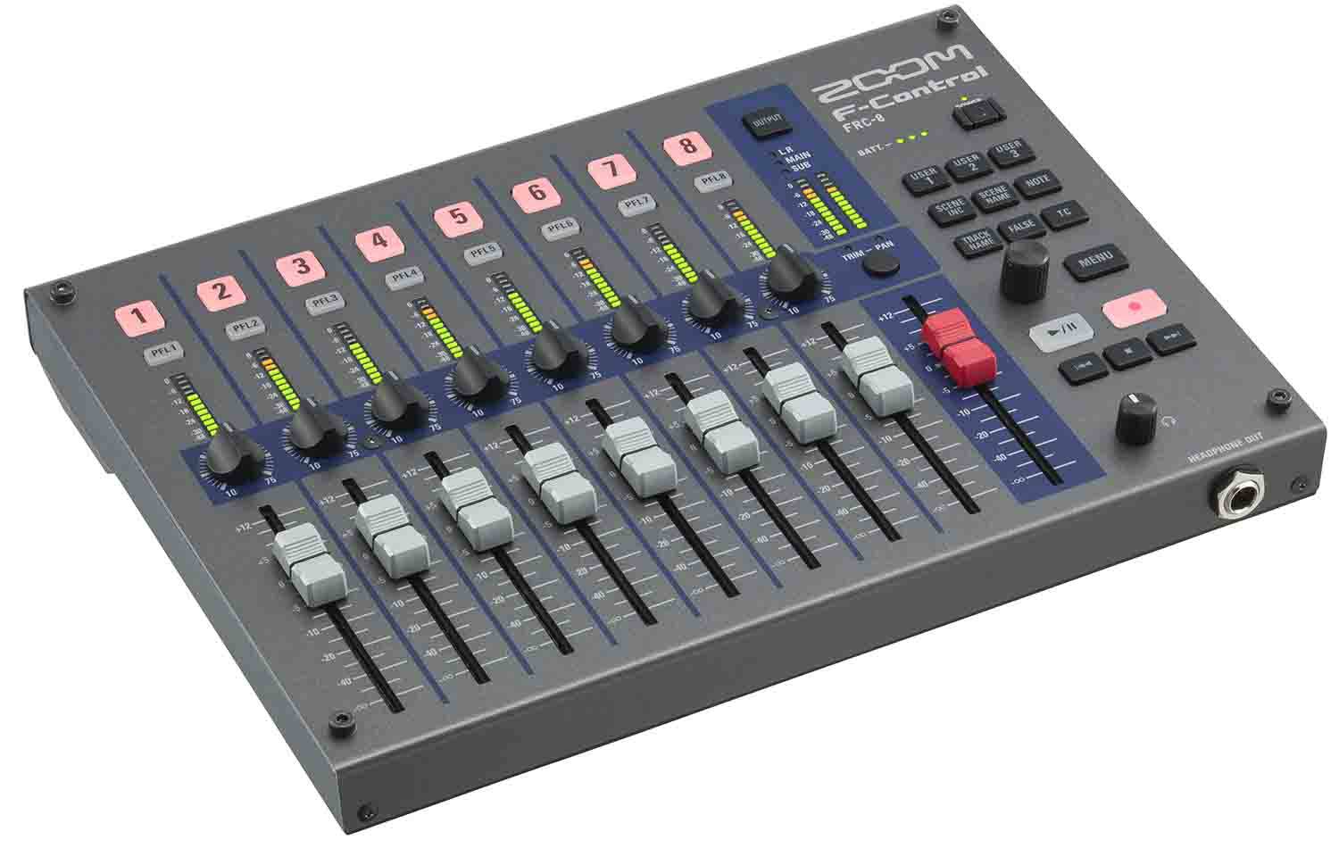 Zoom FRC-8 Mixing Control Surface For The Zoom F8 and F4 Multitrack Field Recorder - Hollywood DJ