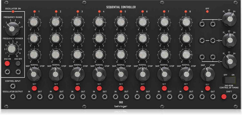 Behringer 960 SEQUENTIAL CONTROLLER Legendary Analog Step Sequencer Module For Eurorack - Hollywood DJ