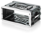 Gator Cases GR-4S Shallow Molded 4U Audio Rack Case 14.25″ Deep - Hollywood DJ