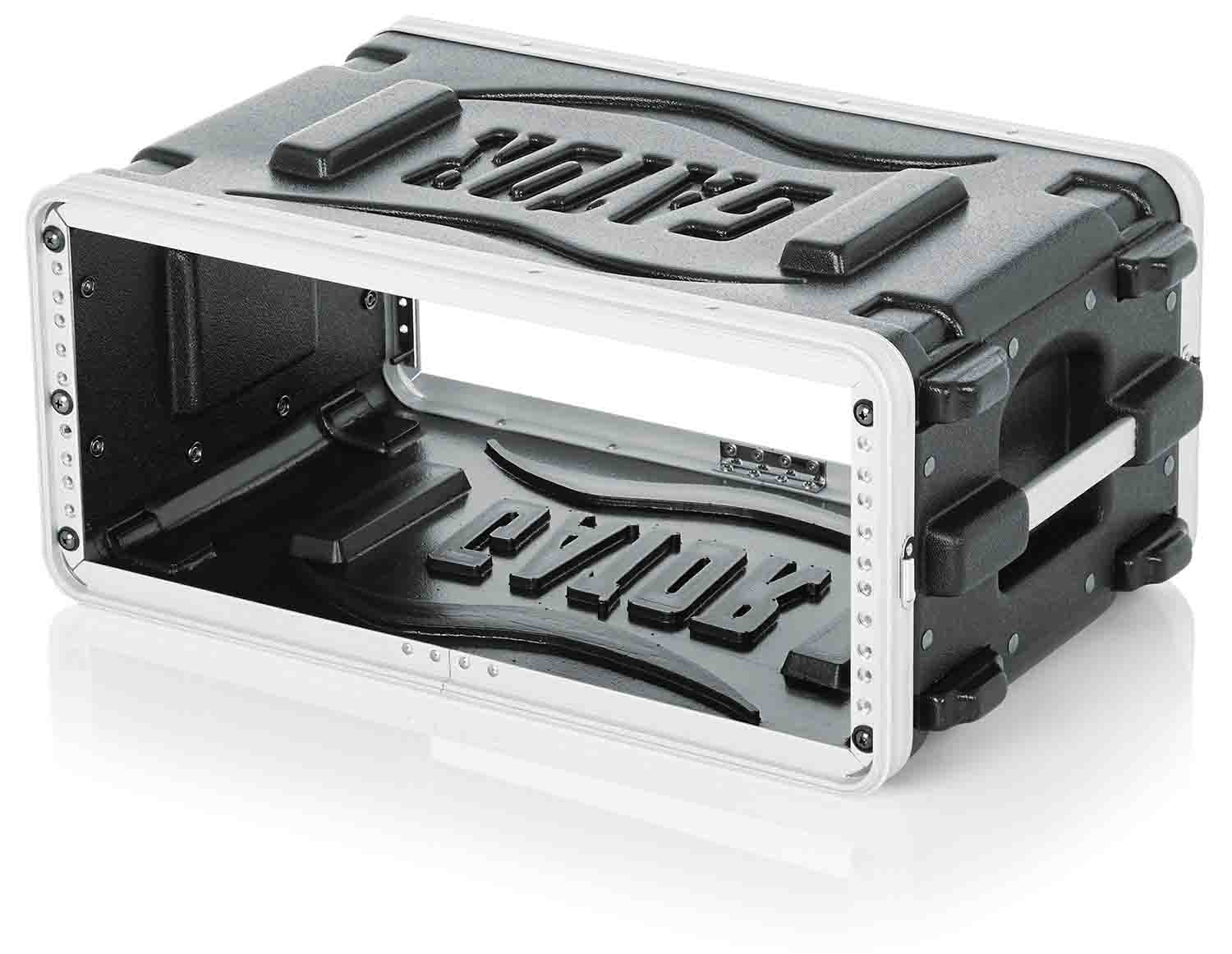Gator Cases GR-4S Shallow Molded 4U Audio Rack Case 14.25″ Deep - Hollywood DJ