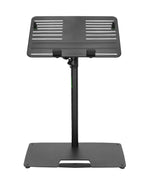 Gravity LTS T 02 B, Universal Laptop Stand with Adjustable Holding Pins and Steel Base - Black - Hollywood DJ