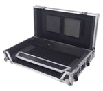 ProX XS-RANEFOURW ATA Flight Style Road Case for RANE Four DJ Controller with 1U Rack Space and Wheels - Hollywood DJ