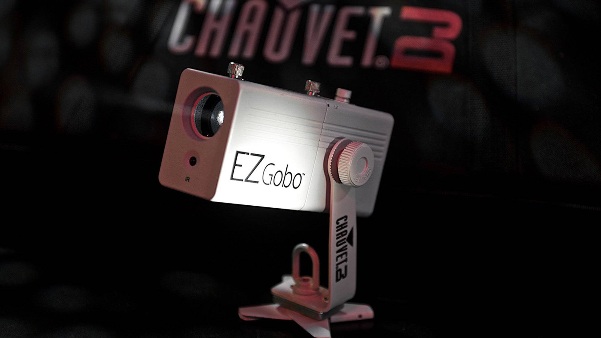 Chauvet DJ EZGOBO EZGOBO Battery-Powered LED Gobo Projector w/Manual Zoom DJ Effect Light - Hollywood DJ