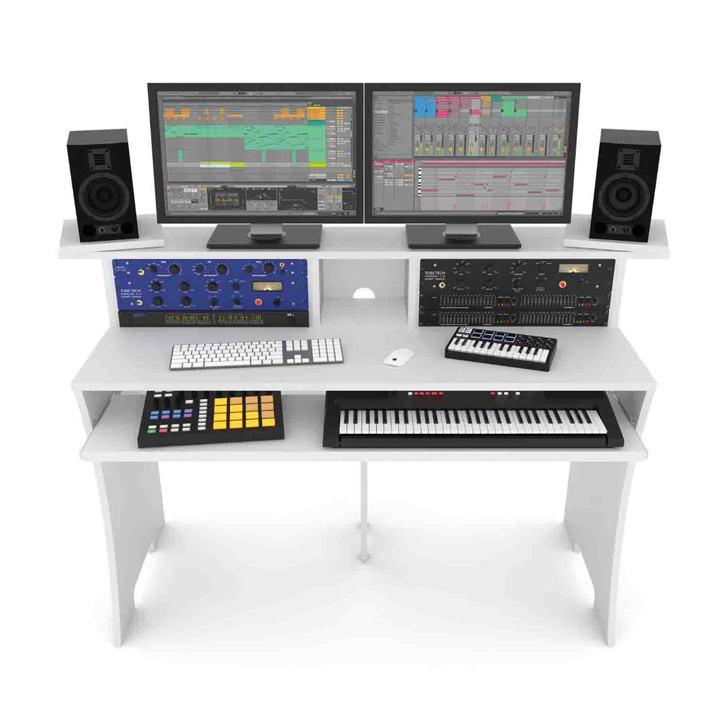 Glorious Workbench for Home and Project Studios - White - Hollywood DJ