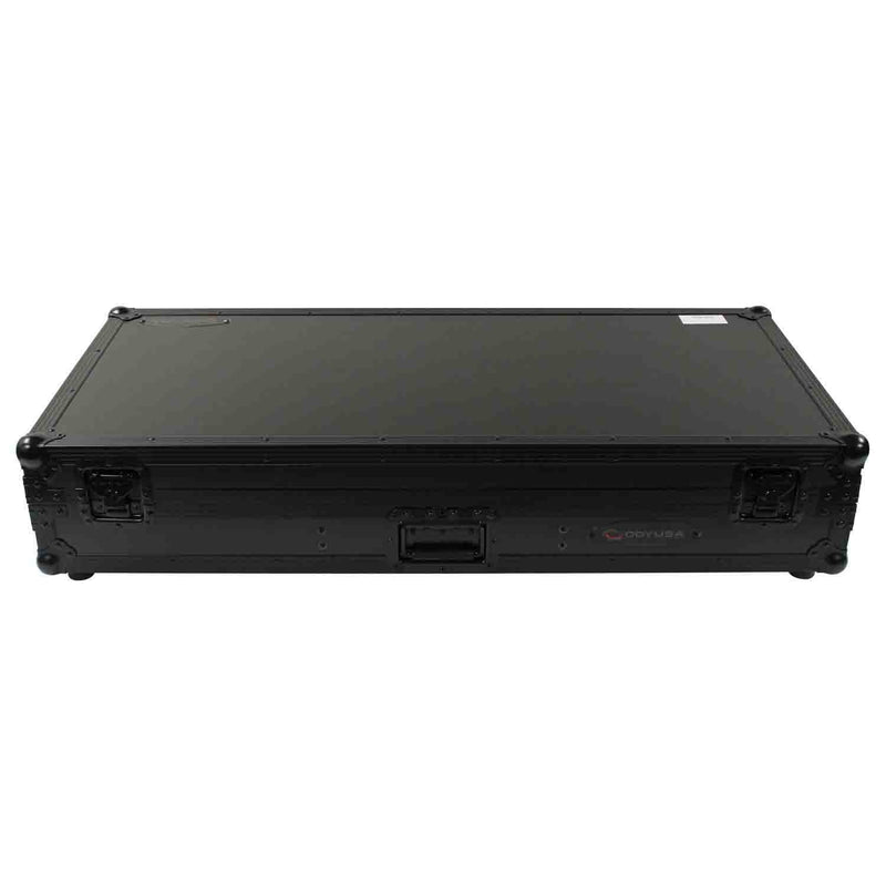 Odyssey FZ12CDJWXD2BL Coffin Flight Case For 12″ Format DJ Mixer and Two Large Format Media Players Odyssey