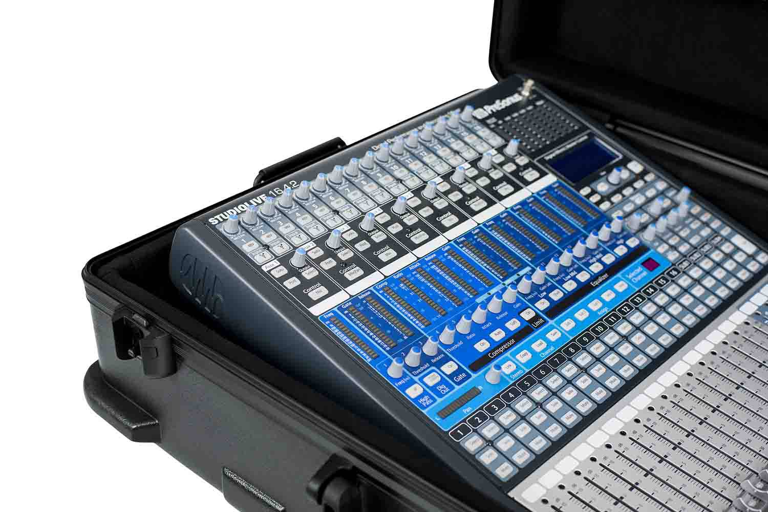 Gator Cases GTSA-MIX203008 Polyethylene DJ Mixer and Equipment Case - 20″x30″x8″ - Hollywood DJ