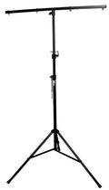 ProX T-LS03M-9FT Lightweight Portable DJ Lighting Stand with Square T-Bar - 9 Feet Height - Hollywood DJ