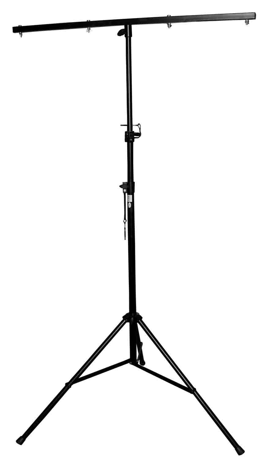 ProX T-LS03M-9FT Lightweight Portable DJ Lighting Stand with Square T-Bar - 9 Feet Height - Hollywood DJ