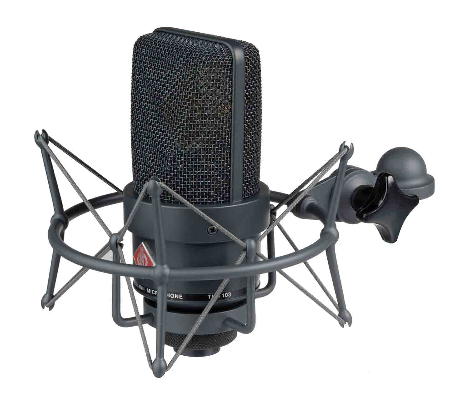 Neumann TLM 103-MT-STEREO Large-Diaphragm Cardioid Condenser Microphone Stereo Set - Black - Hollywood DJ
