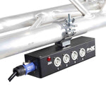 ProX X-PWCX4 BOX Power Center Four-Way Spitter for Indoor Power Connector - Hollywood DJ