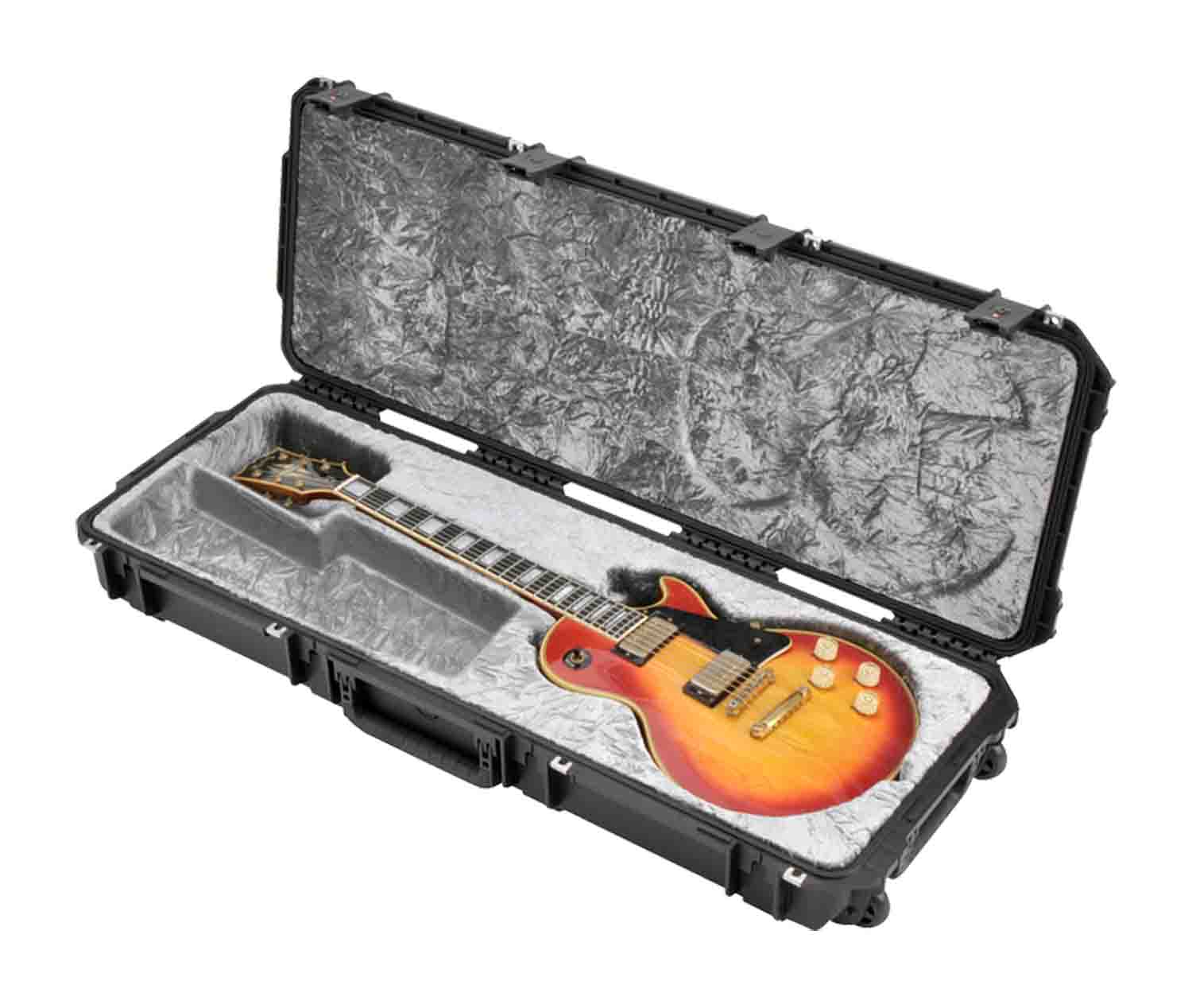 SKB Cases 3i-4214-56 iSeries Les Paul Waterproof Guitar Flight Case - Hollywood DJ