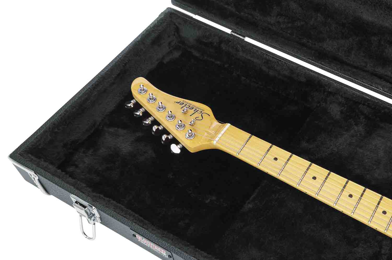 Gator Cases GW-ELECTRIC Deluxe Wood Case for Electric Guitars - Black - Hollywood DJ