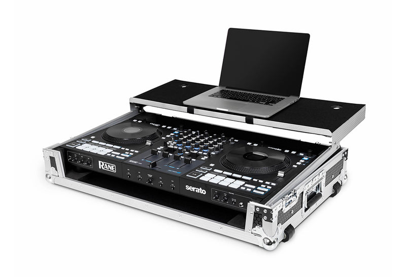 Headliner HL10014 Flight Case for Rane Four with Laptop Platform and Wheels - Hollywood DJ